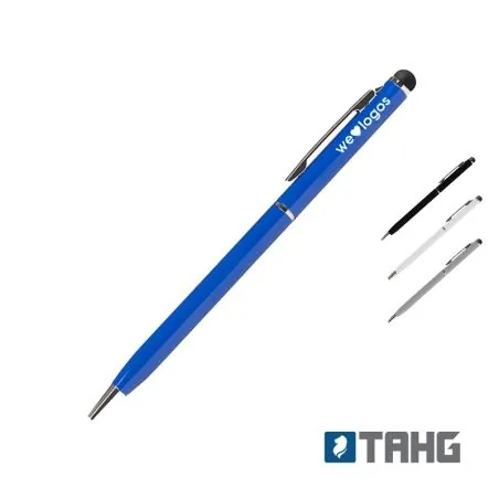 Lápices y Bolígrafos Personalizados | Lápiz Slim Touch Tinta Azul con logo | Regalos Corporativos Personalizados