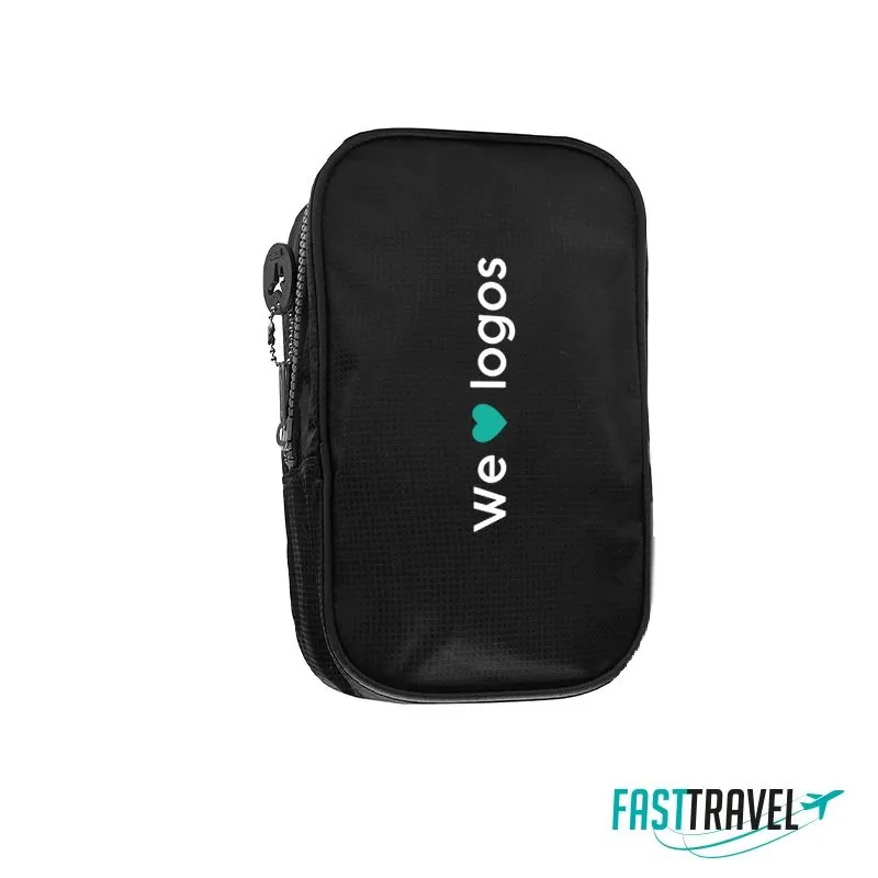 Neceser y Bananos Personalizados | Necessaire Fast Travel con logo | Regalos Corporativos Personalizados