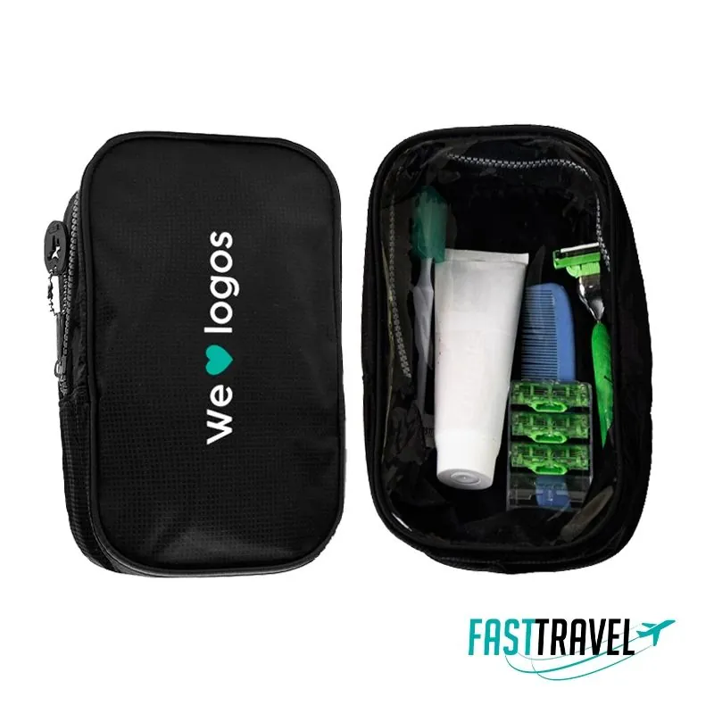 Neceser y Bananos Personalizados | Necessaire Fast Travel con logo | Regalos Corporativos Personalizados