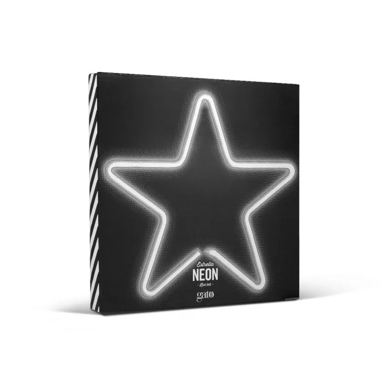 Linternas y Lámparas Personalizadas | Luz Neón Estrella con logo | Regalos Corporativos Personalizados