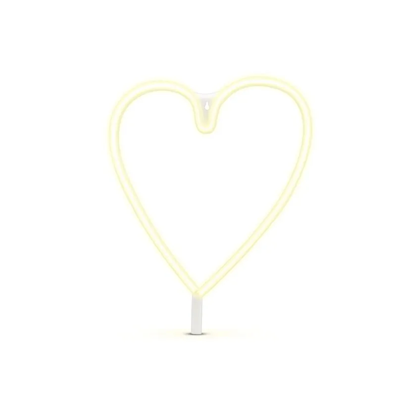 Linternas y Lámparas Personalizadas | Luz Neón Corazón con logo | Regalos Corporativos Personalizados