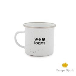 Tazas y Vasos Personalizados | Tazón esmaltado Campster con logo | Regalos Corporativos Personalizados