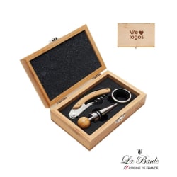 Regalos Corporativos Personalizados | Accesorios Sommelier | Set de Vino Laroche con logo